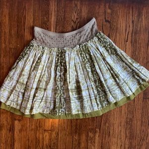 Free People skirt from Anthropologie